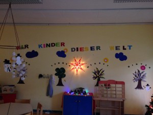 Im Kinderzimmer der Landesaufnahmebehörde Niedersachsen